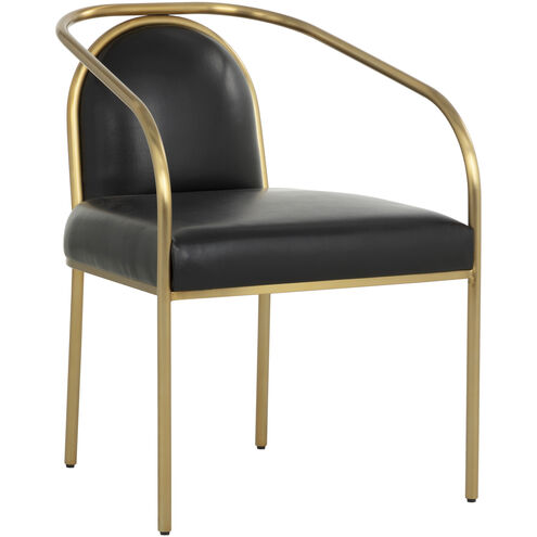 Cicero Cantina Black Dining Armchair